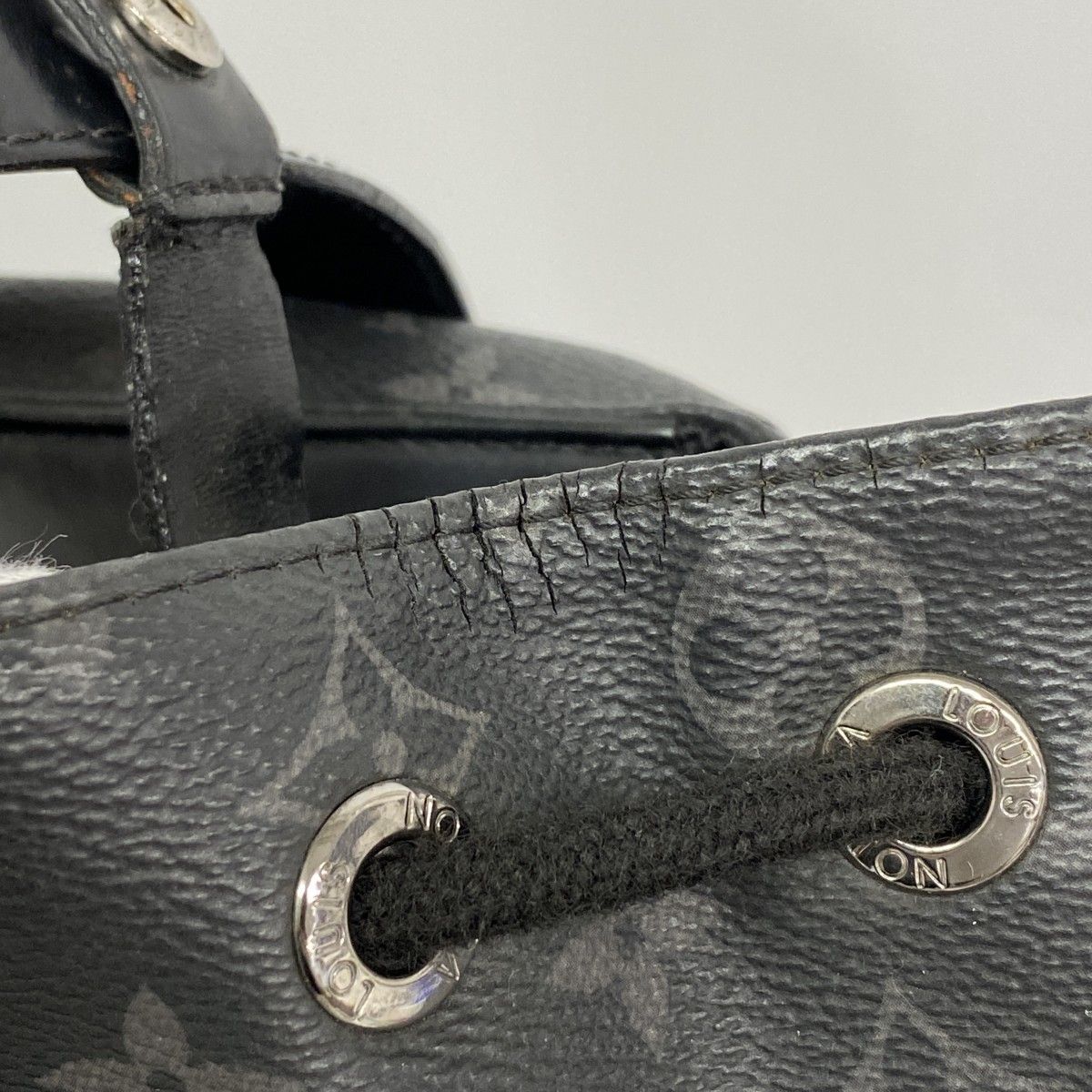 Louis Vuitton Backpack Monogram Eclipse Explorer Black — view 7