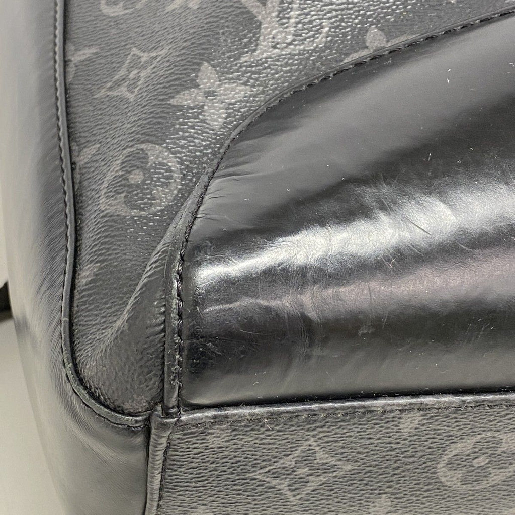 Louis Vuitton Backpack Monogram Eclipse Explorer Black — view 8