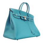 Hermes Handbag Birkin 40 Togo Blue Silver — view 2