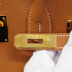 Hermes Handbag Birkin 30 Togo Gold — view 7