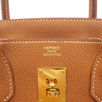 Hermes Handbag Birkin 30 Togo Gold — view 5