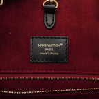 Louis Vuitton Tote Monogram Empreinte Bicolor On The Go MM Black Beige 2-Way — view 5