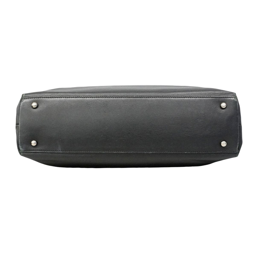 Chanel Handbag Quilted Leather Black Silver 2-Way — view 3