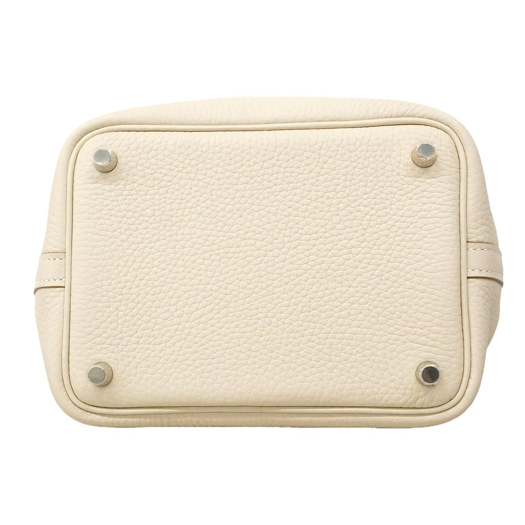 Hermes Handbag Picotin Lock PM Taurillon Clemence Cles Silver — view 3