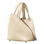 Hermes Handbag Picotin Lock PM Taurillon Clemence Cles Silver — view 2