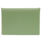 Hermes Calvi Duo Chevre Vert Cricket Card Case Green — view 2