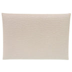Hermes Calvi Duo Chevre Mushroom Card Case White — view 3