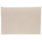 Hermes Calvi Duo Chevre Mushroom Card Case White