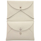 Hermes Calvi Duo Chevre Mushroom Card Case White — view 6
