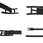 Hermes Behapi Double Tour Strand Veau Swift Black Monochrome Bracelet — view 4