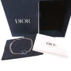 Dior Logo Bracelet Metal Blue Silver — view 2
