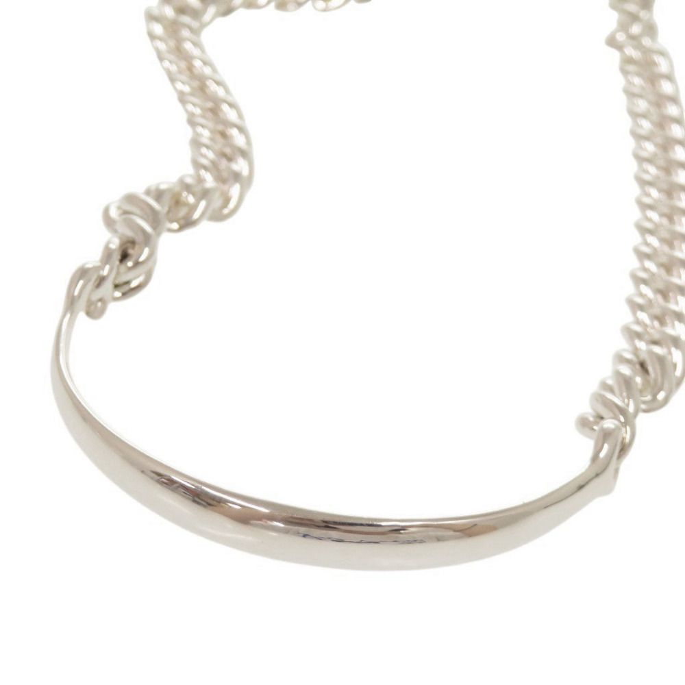 Hermes Book le Cellier Inflexible Double Tour 14 925 Sterling Silver Bracelet — view 5
