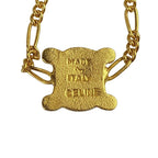 Celine Necklace Triomphe Gold Metal Vintage — view 4
