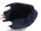 Hermes Pouch Bolide 25 Navy Canvas Makeup Gold — view 3