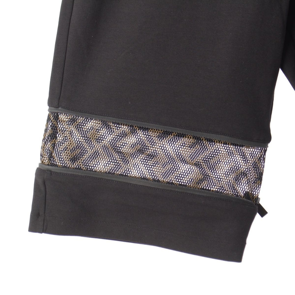 Fendi Mesh Zip Zucca Shorts Black 48 — view 4
