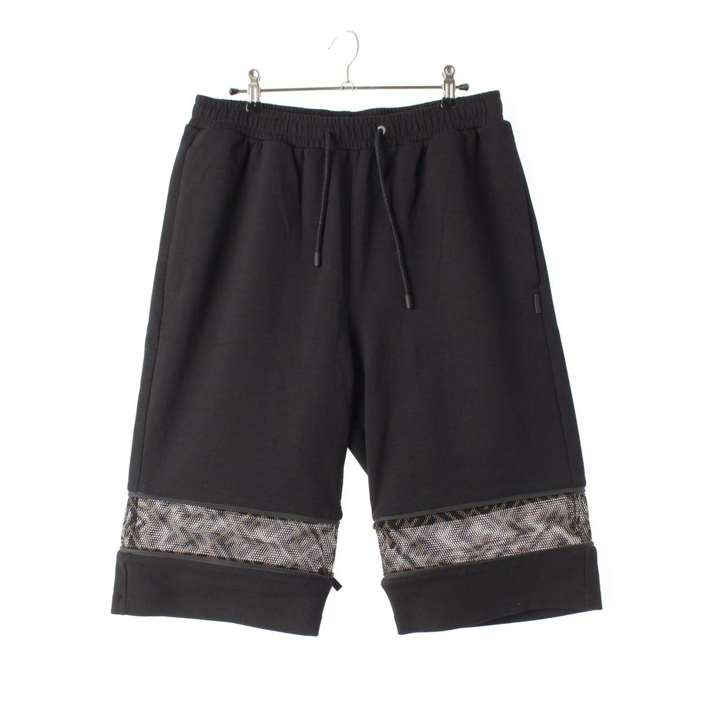 Fendi Mesh Zip Zucca Shorts Black 48