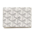 Goyard Card Case Malesherbes White Business Holder