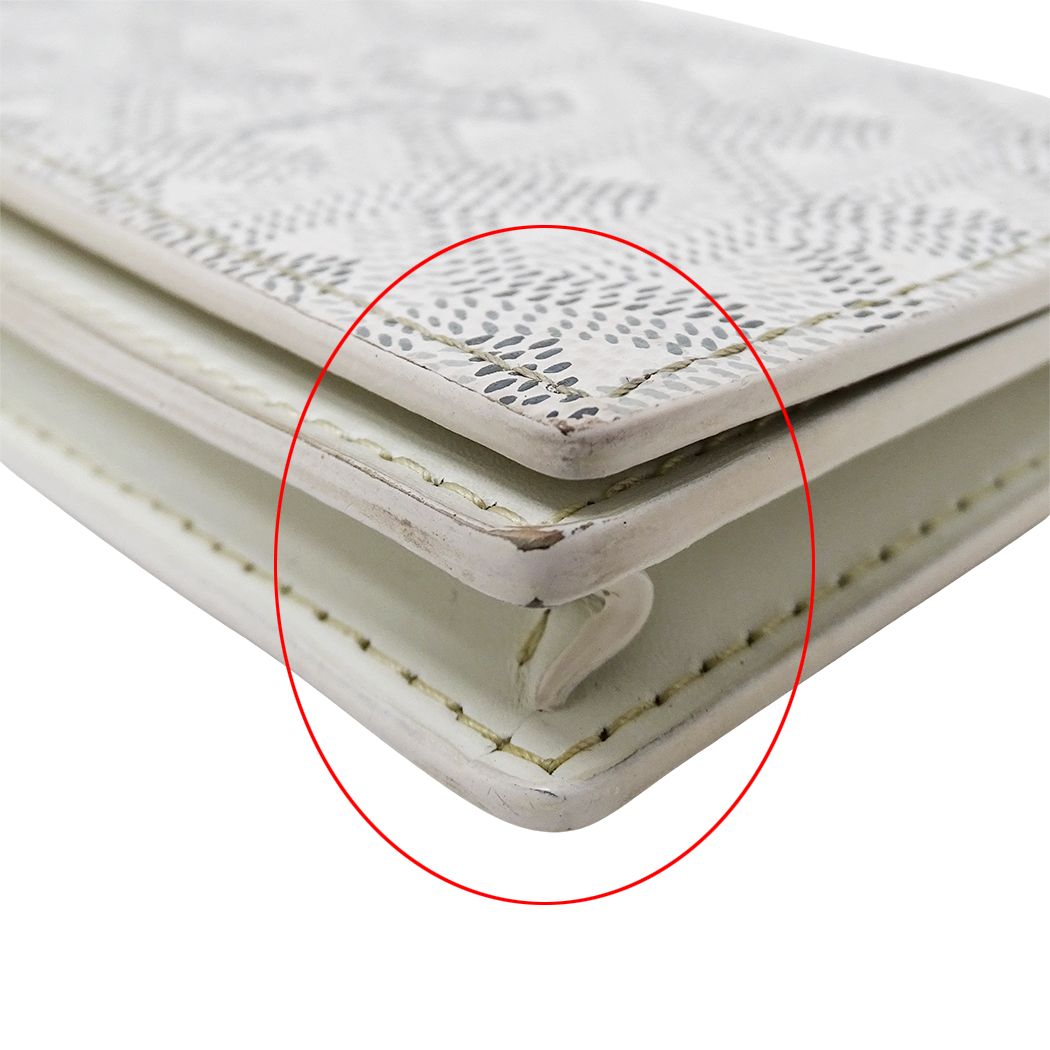 Goyard Card Case Malesherbes White Business Holder — view 8