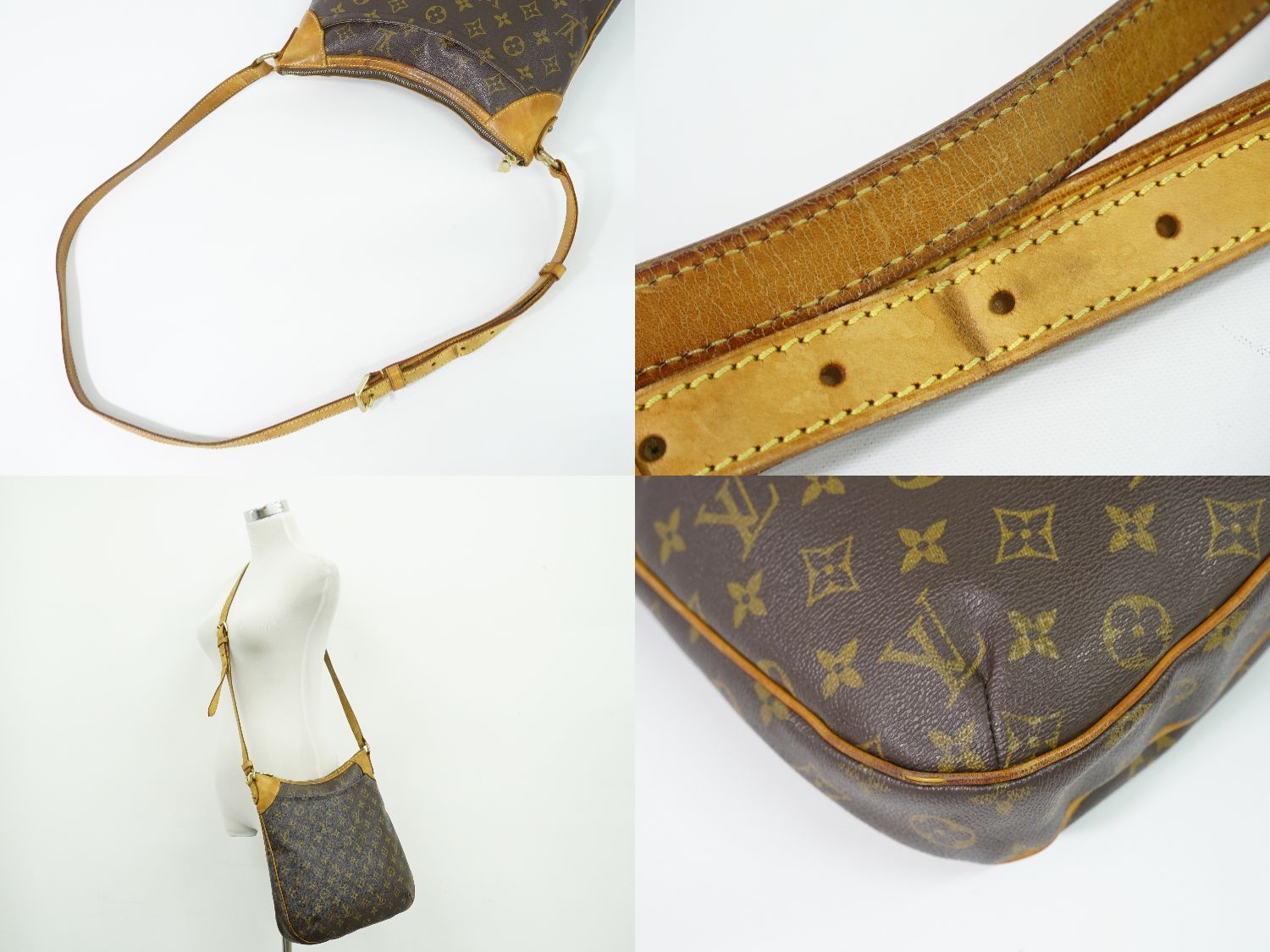 Louis Vuitton LV MM Monogram Shoulder Bag Pochette Brown Odeon Second — view 6