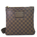 Louis Vuitton LV Pochette Brooklyn Damier Ebene Shoulder Bag Brown Second