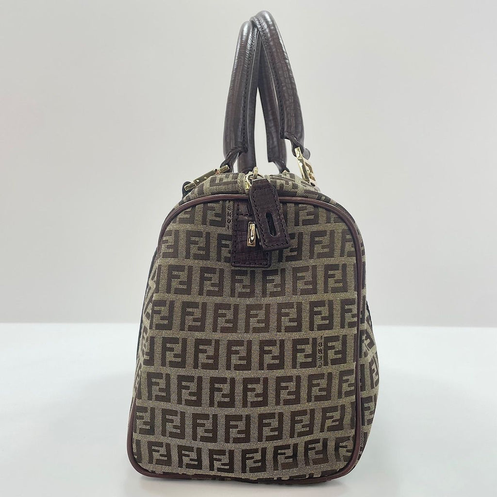 Fendi Handbag Zucchino Brown — view 5