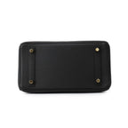 Hermes Birkin 25 Black Gold Togo Handbag — view 3