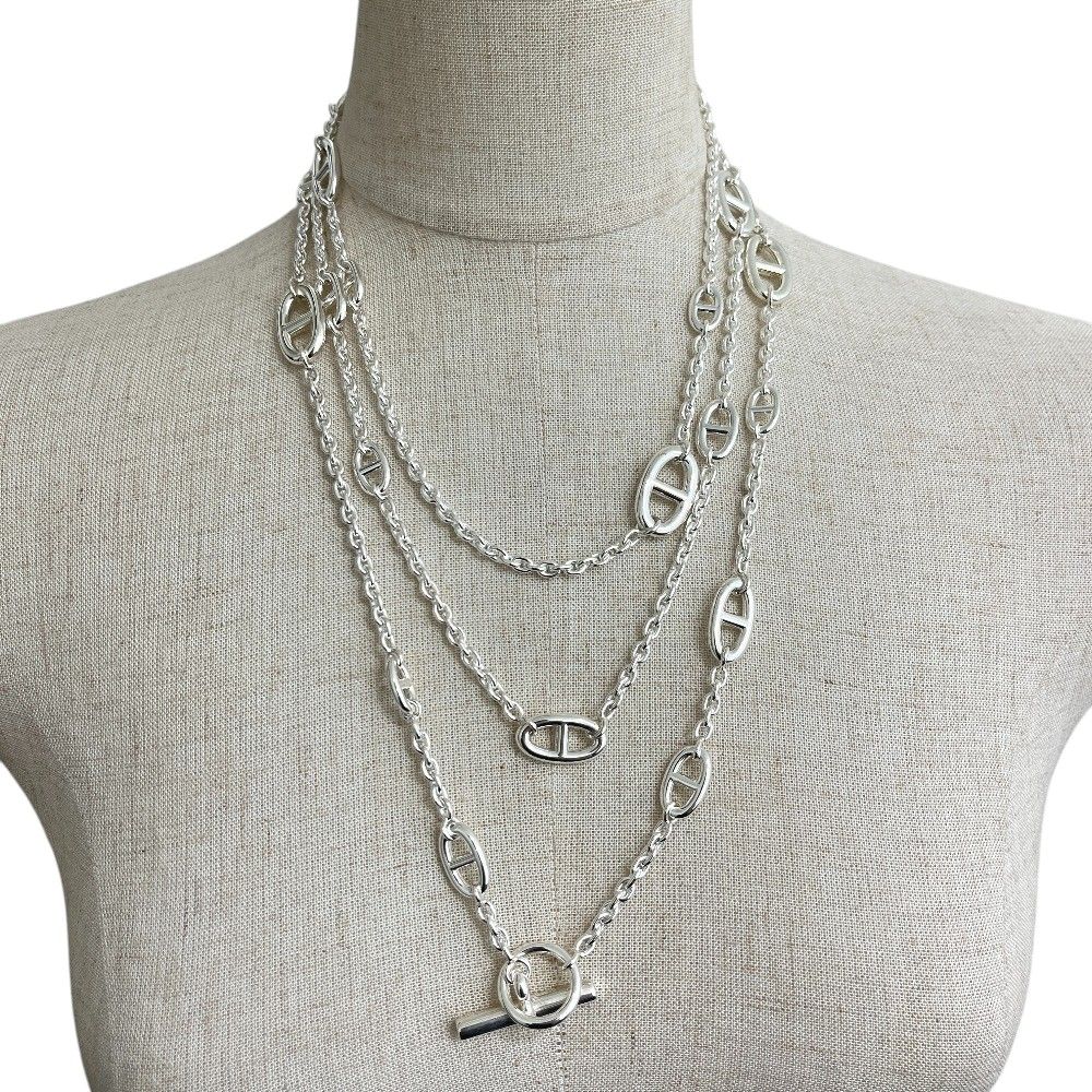 Hermes Necklace Farandole 160 Silver — view 2