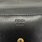Fendi Trifold Wallet Bugs Black Leather — view 5