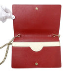 Gucci Wallet Shoulder Soho Leather Navy Chain — view 5
