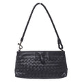 Bottega Veneta Intrecht Leather Black Mini Bag Small