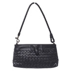 Bottega Veneta Intrecht Leather Black Mini Bag Small