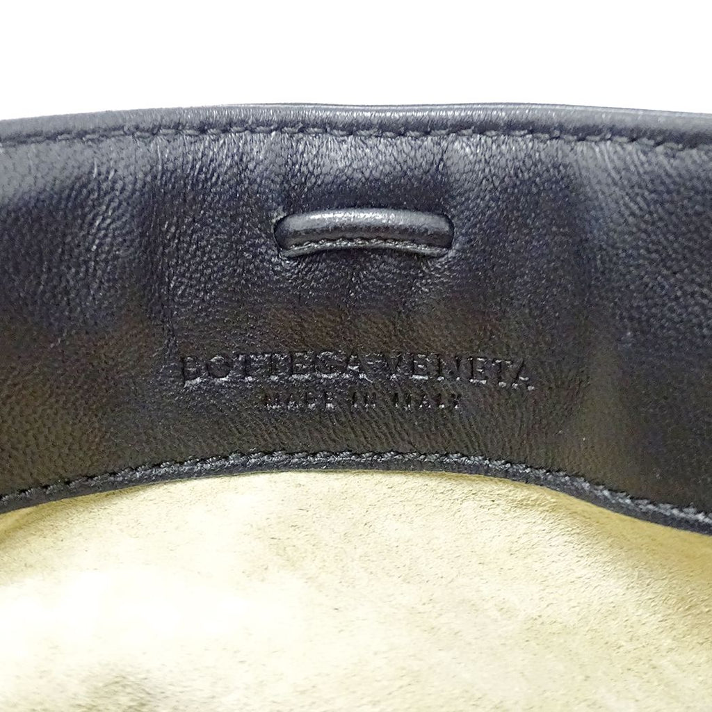 Bottega Veneta Intrecht Leather Black Mini Bag Small — view 6