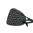 Dior Vintage Trotter Canvas Leather Mini Boston Bag Navy — view 6