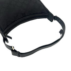 Gucci GG Logo Pattern Canvas Leather Shoulder Bag Tote Black — view 4