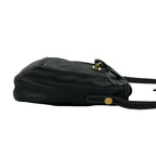 Loewe Vintage Anagram Leather Shoulder Bag Sacochette Pochette Black — view 6