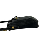 Loewe Vintage Anagram Leather Shoulder Bag Sacochette Pochette Black — view 5
