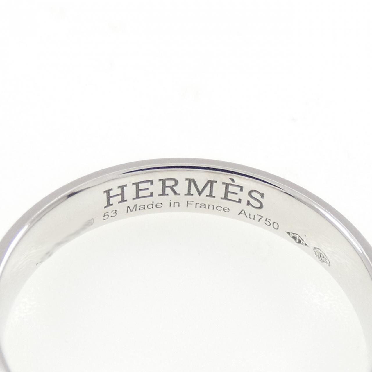 Hermes Cles Ring White Gold — view 4