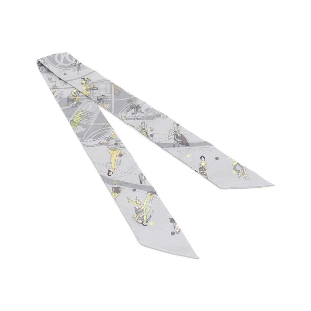 Hermes Ex Libris les Parisienne Twilly Scarf