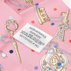Hermes les Cles a Pois Twilly Scarf — view 3