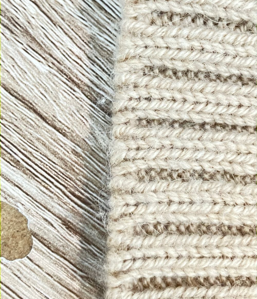Hermes Long Sleeve Knit Cable Camel 36 Sweater — view 6