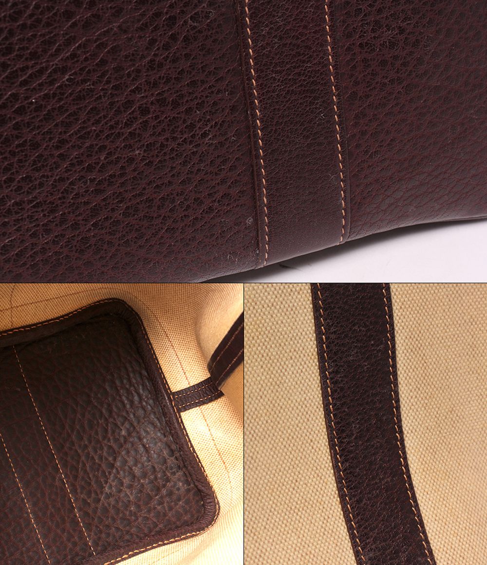 Hermes Tote Shoulder Bag Silver Garden Party PM — view 8