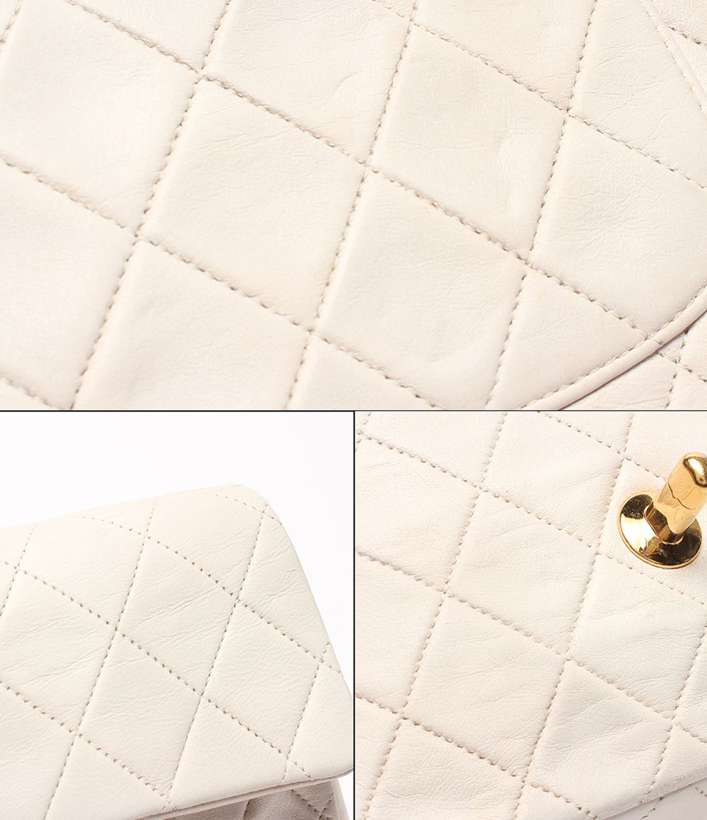 Chanel Chain Shoulder Bag Crossbody Gold Single Flap Mini Quilted Lambskin — view 7