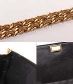 Chanel Chain Shoulder Bag Gold Chocolate Bar 2.55 — view 7