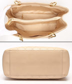 Chanel Chain Shoulder Bag Tote Bag Gold Quilted Caviar Leather Grand Shopping — view 3