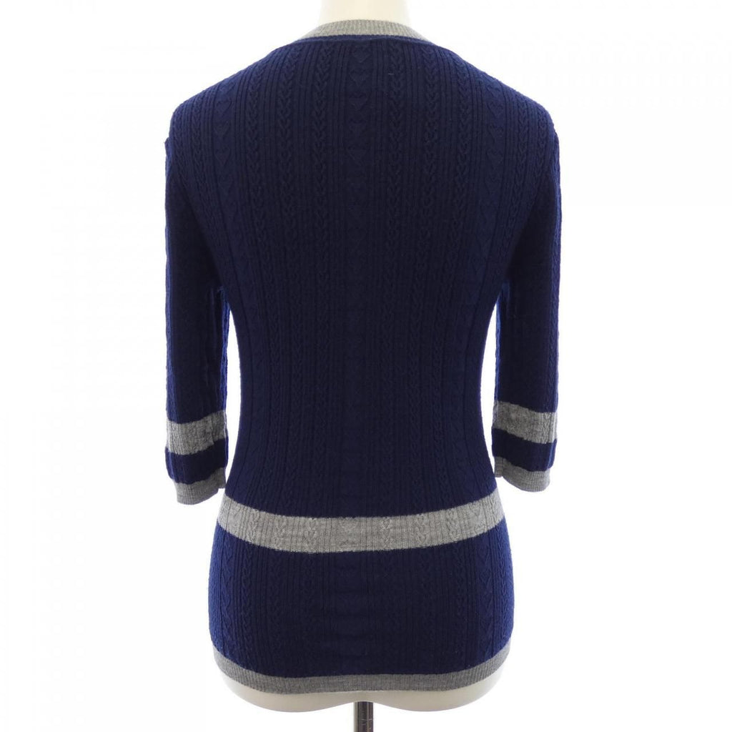 Chanel Knit Sweater Navy — view 2