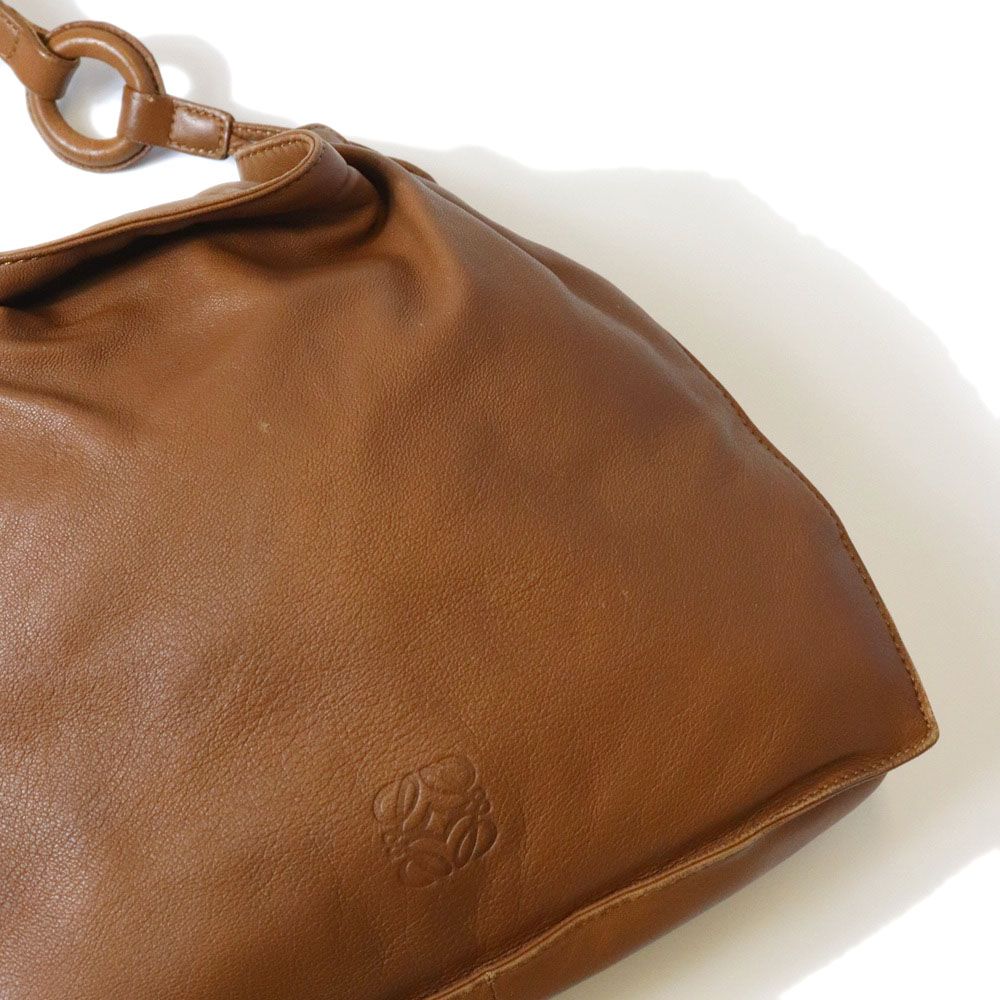 Loewe Flamenco Shoulder Bag Nappa Leather Brown — view 5