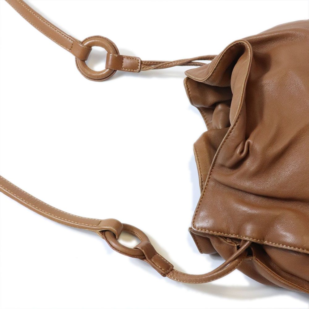 Loewe Flamenco Shoulder Bag Nappa Leather Brown — view 4
