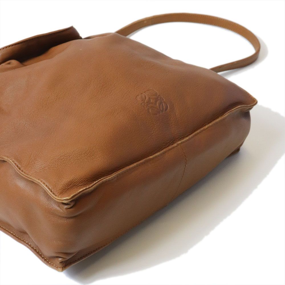 Loewe Flamenco Shoulder Bag Nappa Leather Brown — view 7