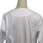 Hermes Already Cleaned T-Shirt Blouse with Loop Tie 40 White — view 5