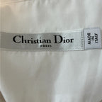 Dior Sheer Cut Replacement Blouse 40 White — view 7